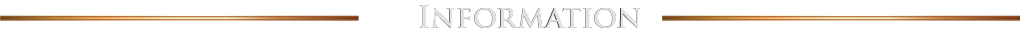 Information インフォメーション